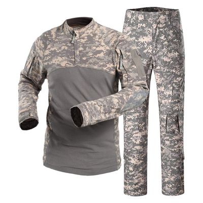 Airsoft Hunting Shooting Sports Battle Uniform BDU Tactical Combat Camouflage Clothing - ACU - XL