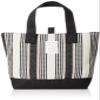 Propeller Heads 11-1713 Lunch Tote with Striped Cotton Pouch, black (black 19-3911tcx)