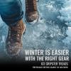 GGS Ice Cleats for Shoes & Boots  Non-Slip Spikes with Adjustable Cinch Cord for Traction in Snow and Ice, Winter Hiking, Fishing, Walking, and Climbing, XL view 2