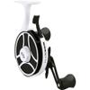 13 FISHING - Freefall Ghost - Inline Ice Fishing Reel - 2.5:1 Gear Ratio - Left Hand Retrieve - BBFFGW2.5-LH view 1
