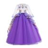 MYRISAM Girl's Unicorn Birthday Princess Long Sleeve Tulle Dress Wedding Christmas Party Performance Pageant Ball Gowns Purple 12-13T view 1
