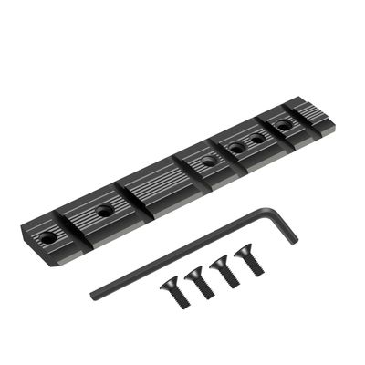 GOTICAL 10/22 Weaver and 3/8" Dovetail Mount Dovetail Predrilled Receiver Rail Mount Adapter (Pack of 1 - Rail.)