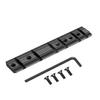 GOTICAL 10/22 Weaver and 3/8" Dovetail Mount Dovetail Predrilled Receiver Rail Mount Adapter (Pack of 1 - Rail.) view 1