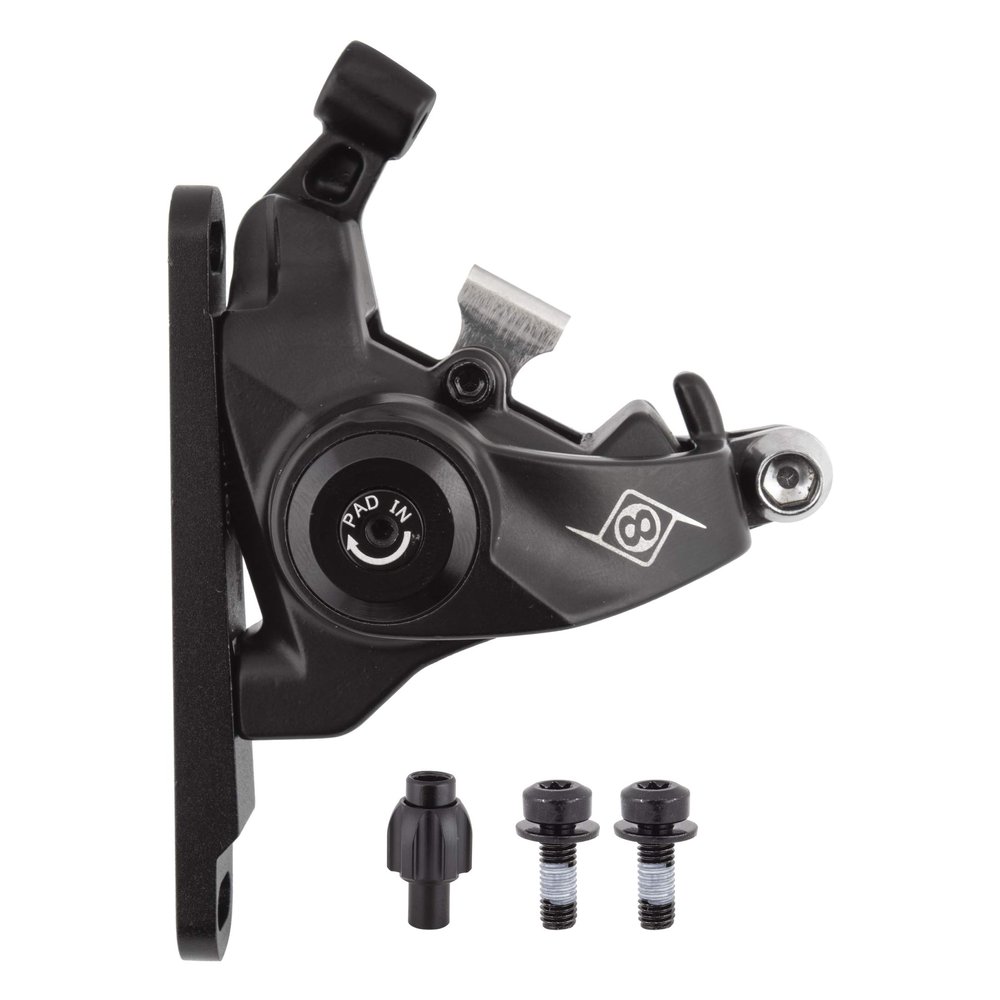 Origin8 Vise II FM Mechanical Disc Brake, Front, Black