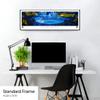 St. Louis Blues Banner Raising - 40.25x13.75-inch Standard Framed Print by Blakeway Panoramas view 4
