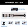 GSE Games & Sports Expert 2x2 Deluxe Hard Billiard Pool Cue Stick Carrying Case, Billiard Cue Case, Billiards Accessories (Oval - Grey) view 2