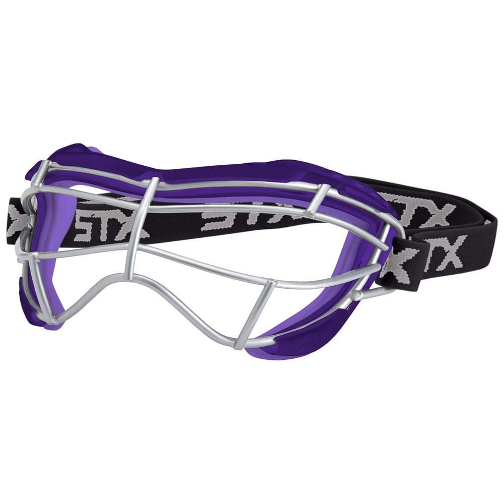 STX Lacrosse Focus-S Goggle, Purple/Plum
