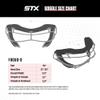 STX Lacrosse Focus-S Goggle, Royal/White view 3