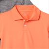 Amazon Essentials Boys' Short-Sleeve Active Performance Polo Shirts, Pack of 2, Orange/Grey, X-Small view 2