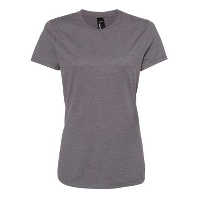 Hanes Nano-T Womens Short Sleeve T-Shirt S Charcoal Heather