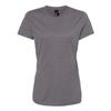Hanes Nano-T Womens Short Sleeve T-Shirt S Charcoal Heather view 1