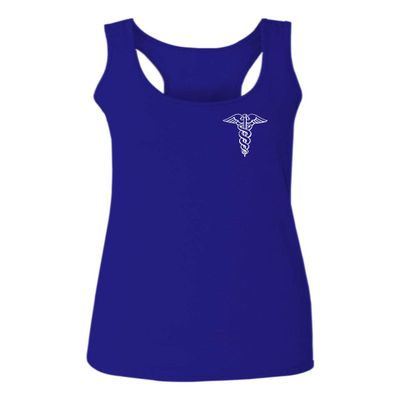 0066. Mother Gift I'm a Nurse RN Nurse Registered Women's Tank Top Racerback (Royal X Small)