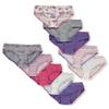 Hanes Toddler Girls EcoSmart Hipsters 10-Pack, 2/3, Assorted view 1
