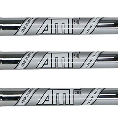 TRUE TEMPER AMT White 5-PW Steel Iron Shafts .355 Taper Tip - Set of 6 Shafts (Choose Flex) (Regular R300)
