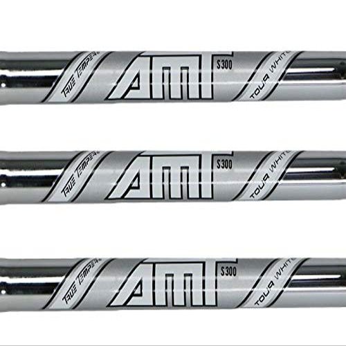 TRUE TEMPER AMT White 5-PW Steel Iron Shafts .355 Taper Tip - Set of 6 Shafts (Choose Flex) (X-Stiff X100)
