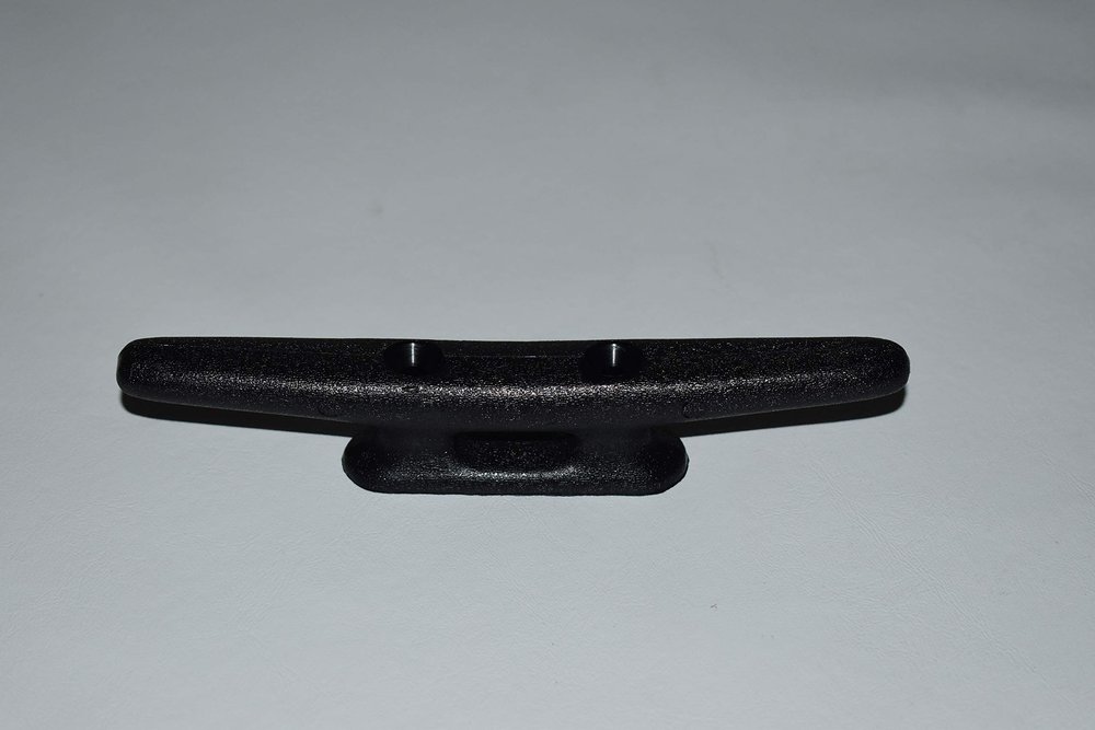 6.5" Black Pontoon Boat Cleat
