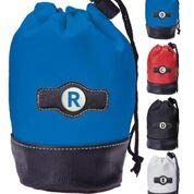 Clip Wipes Blue Letter R - Personalized Logo Drawstring Valuables Golf Pouch