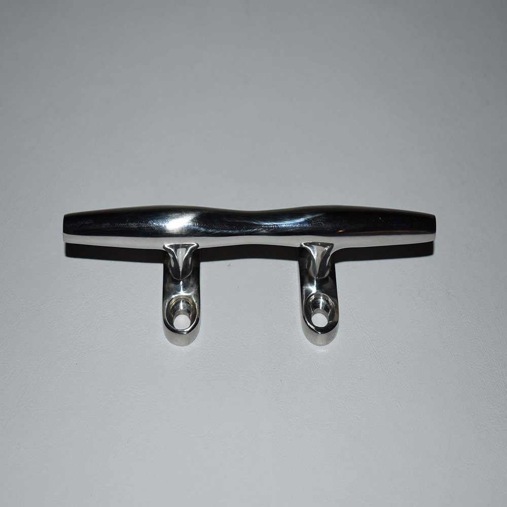 6" Stainless Steel Pontoon Boat Cleat