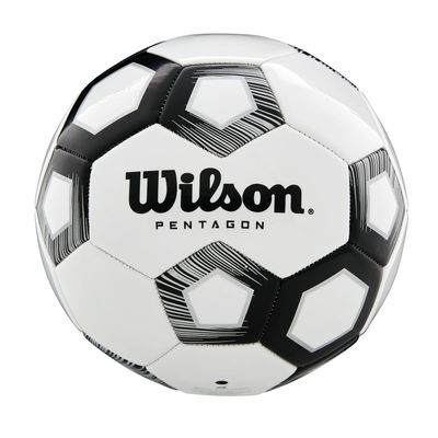 Wilson American Football Pentagon, Blended Leather, Black, 5