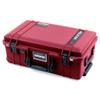 Pelican Oxblood & Black 1535 air case with Grey CVPKG dividers & Combo-Pouch lid Organizer. view 3