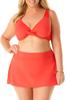 Anne Cole Women's Over The Shouler Underwire Bikini Swim Top, Coral, 24W view 1