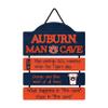 FOCO Auburn Tigers NCAA Mancave Team Logo Man Cave Hanging Wall Sign, (Model: SGNNCMC) view 1