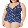 Anne Cole High Waist Swim Bottom with Side Shirring view 3