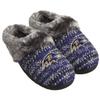 FOCO NFL Baltimore Ravens Womens Peak Slide Slippers, Team Color, XL (11-12) view 1