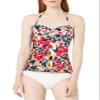 Anne Cole Women's Standard Twist Front Shirred One Piece Swimsuit view 3