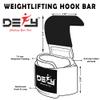 DEFY Challenge Your Fear Weight Lifting Hooks for Men & Women - Heavy Duty Lifting Straps for Pull Ups - Thick Neoprene Padding, Double Stitching, Non-Slip Resistant Coating Lifting Grips view 4