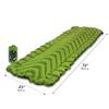 KLYMIT Static V2 Inflatable Sleeping Pad | Portable, Ultralight, Easy to Inflate, Foldable Air Bed for Camping, Backpacking & Hiking  Green view 2