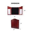 GSE Games & Sports Expert Professional Solid Wood Classic Official Size Dartboard Cabinet with Dart Scoreboard for Game Room. Dartboard & Darts Not Included (Deluxe Cherry) view 2