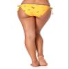 Anne Cole Studio Ruffle String Bikini Bottom Yellow view 4