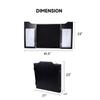 GSE Games & Sports Expert Professional Solid Wood Classic Official Size Dartboard Cabinet with Dart Scoreboard for Game Room. Dartboard & Darts Not Included (Black) view 2