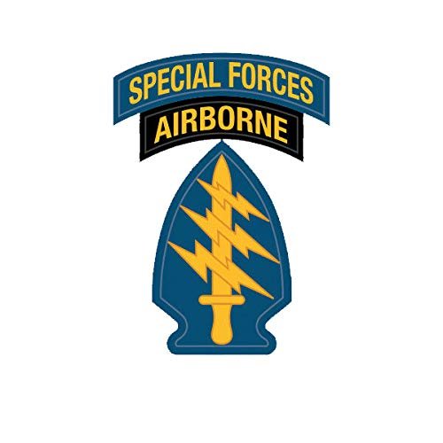 EW Designs US Army Special Forces Airborne Sticker Decal Vinyl Green Berets Bumper Sticker Vinyl Sticker Car Truck Decal 5"