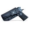 1911 Holster IWB Kydex for Colt 1911 Commander .45 9mm 4.25 '' Inside Waistband - IWB 1911 4.25 Commander Holster (Black, Left) view 1