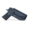 1911 Holster IWB Kydex for Colt 1911 Commander .45 9mm 4.25 '' Inside Waistband - IWB 1911 4.25 Commander Holster (Black, Left) view 2