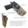 1911 Holster IWB Kydex for Colt 1911 Commander .45 9mm 4.25 Inch - 1911 Commander Holster 1911 4.25(Tan, Right Hand Draw) view 3