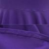 TriKalor Girls Dresses Short Sleeve Solid Color Skater Casual Twirly Dress with Pockets Purple 10-12 Years view 4