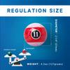 GSE Games & Sports Expert 2 1/4-Inch Professional Regulation Size Billiards Balls Set, Standard Set of 16 Pearl Style Pool Balls for Billiard Table, Pool Table Accessories view 2