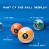 GSE Games & Sports Expert 2 1/4-Inch Professional Regulation Size Billiards Balls Set, Standard Set of 16 Pearl Style Pool Balls for Billiard Table, Pool Table Accessories view 3