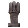 Bear Archery Leather 3 Finger Traditional Archery Shooting Glove, Large, Black, (ASG101L) view 1