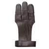 Bear Archery Leather 3 Finger Traditional Archery Shooting Glove, Large, Black, (ASG101L) view 2