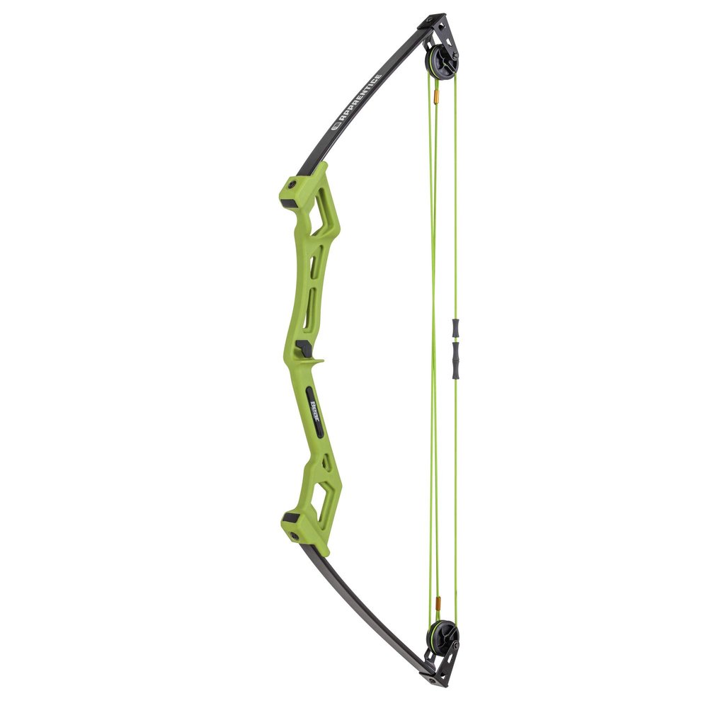 Bear Archery Apprentice Bow Set for Youth, Right Hand, Flo Green
