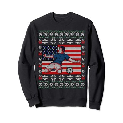 Christmas Costume Party Soccer Jersey Ugly Xmas Sweater Gift Sweatshirt