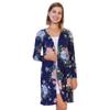 Angelina Women's Brushed Microfiber Long Sleeve Cardigan, PJ69_Peony_L view 1
