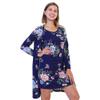 Angelina Women's Brushed Microfiber Long Sleeve Cardigan, PJ69_Peony_L view 3