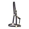 Dover Saddlery Heavy Nylon Halter, Large Pony, Charcoal view 2
