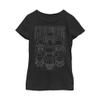 Star Wars Girl's Dark Side Streak T-Shirt Black, Large view 1