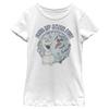 Fifth Sun Frozen 2 Feelin Fly Girl's Solid Crew Tee, White, X-Large view 2